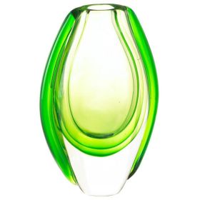 Accent Plus Light Green Art Glass Vase