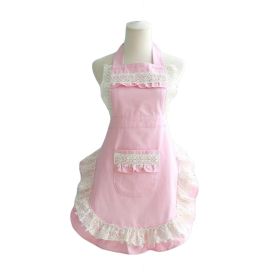 French Maid Aprons for Women Vintage Kitchen Apron Halter Top Backless Apron