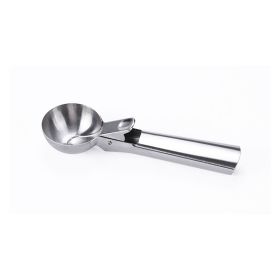 Large Ice Cream Scoop Stainless Steel Fruits Scoop Meat Baller with Trigger Easy to Use Ice Cream Spoon Convenient Fast and Durable