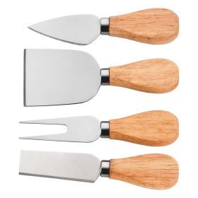 Stainless Steel Cheese Knife Set Kitchen Baking Knife Household Butter Cheese Knife Pizza Knife Fork Shovel (storage Box Not Included)
