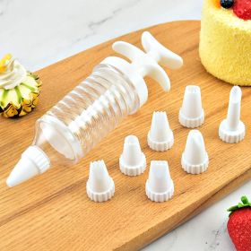 8pcs Cake Decoration Kit; Cake Decorating Pen With Piping Nozzles; Baking Tools; Kitchen Gadget