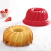 2Pcs Spiral Ring Cooking Silicone Mold Bakeware Kitchen Bread Cake Decorate Tool