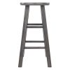 Ivy Square Leg Counter Stool, Rustic Oyster Gray