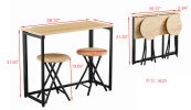 Dining / Bar Table sets with 2 chairs For Kitchen Living Room