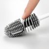 Silicone Cup Brush Cup Scrubber Glass Cleaner Kitchen Cleaning Tool Long Handle Drink Wineglass Bottle Glass Cup Cleaning Brush