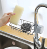 Faucet Kitchen Sink Caddy Organizer, Stainless Steel Detachable Hanging Faucet Drain Rack