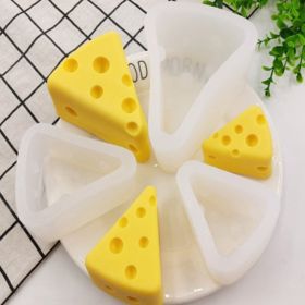 Non-stick Cheese Shape Silicone Cake Mold Chocolate Dessert Pastry Baking Tool (size: S)