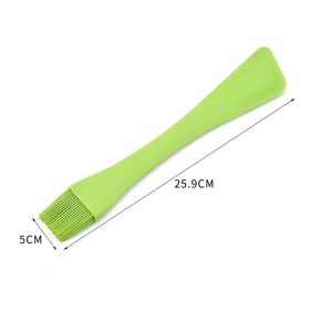 Silicone Brush for Baking Cooking Roasting BBQ Tool (Color: green)