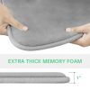 Memory Foam Bath Rugs and Mats Sets,0.7"" Extra Thick Absorbent Non-Slip Bath mats
