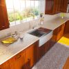 Lordear Farmhouse Kitchen Sink Apron Front Ledge Workstation Deep Single Bowl 16 Gauge Stainless Steel Sink