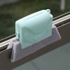 1pcs Window Slot Cleaning Sponge Durable Anti-slip Handle Plastic Portable Space-saving Window Groove Cleaning Cloth for Kitchen