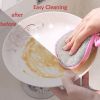 5/10pcs; Double Side Dishwashing Sponge Pan Pot Dish Wash Sponges Household Cleaning Tools Kitchen Tableware Dish Washing Brush